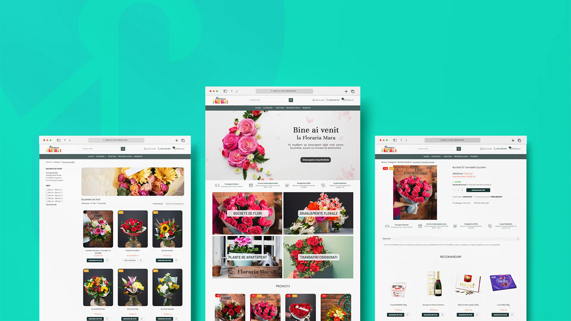 online flower shop desktop showcase