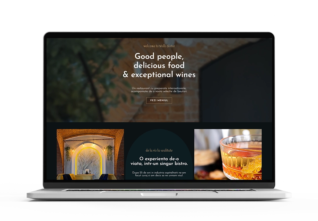 web design walls bistro brasov